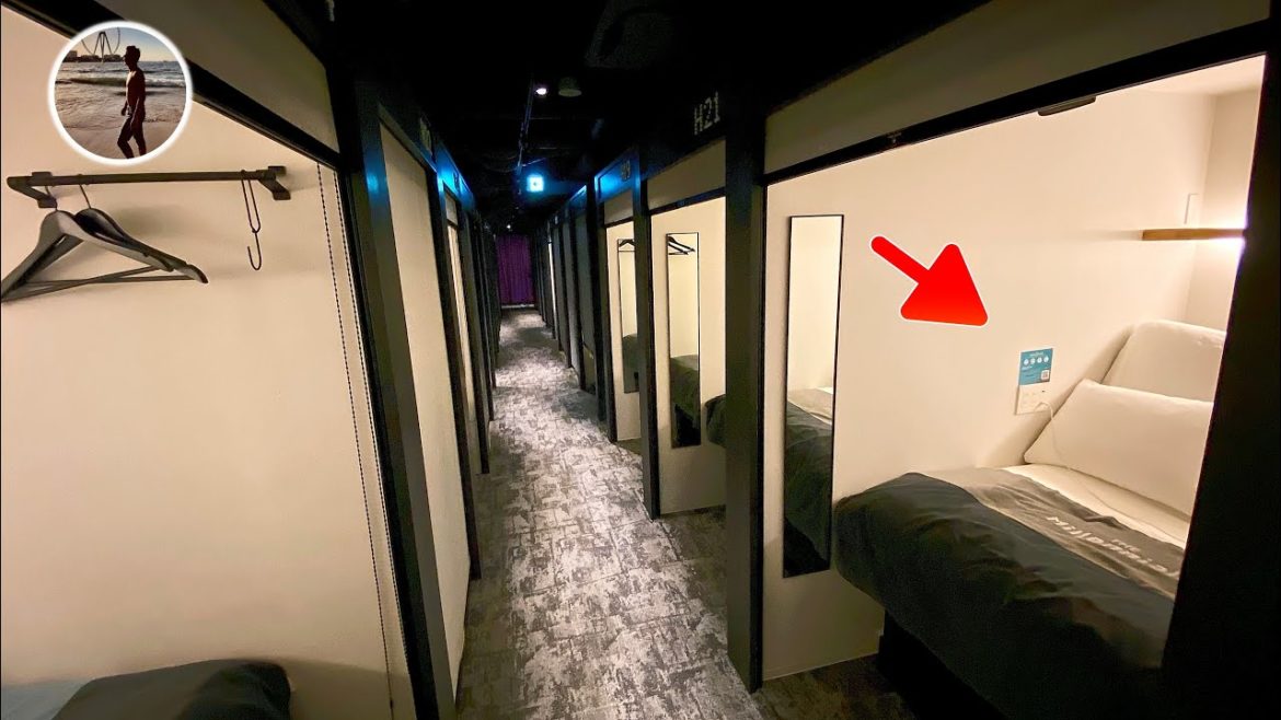 A modern Capsule Hotel with smart bed in Japan🇯🇵 | The Millennials Kyoto | カプセルホテル ザ・ミレニアルズ京都