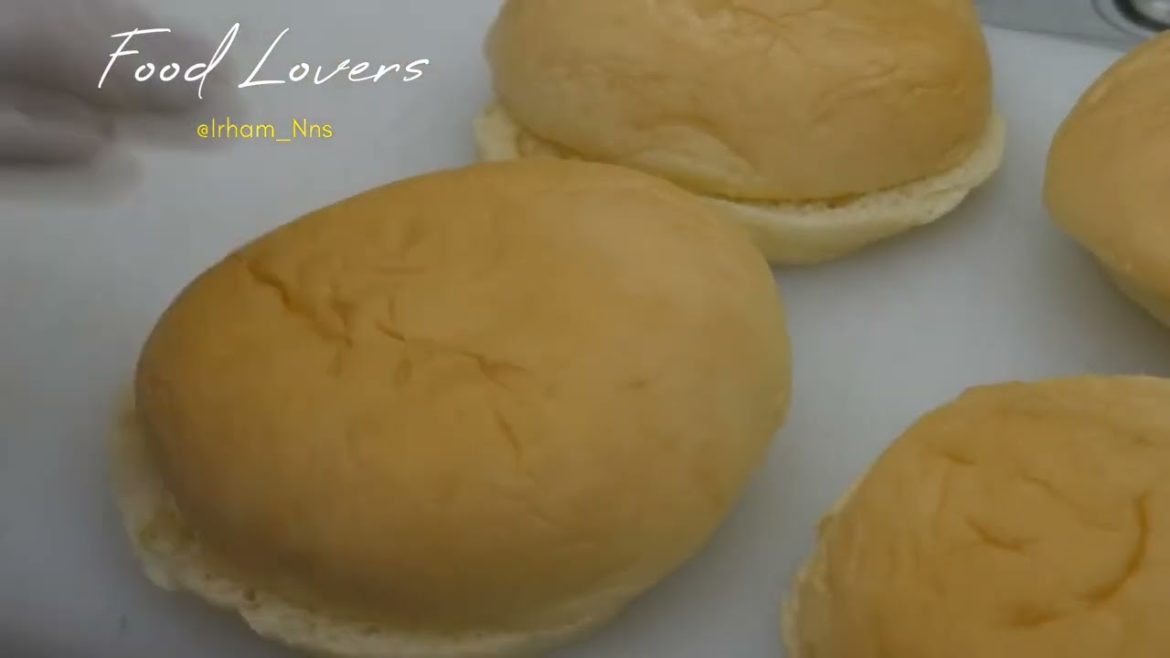 how to make a UFO shaped burger - street food lover