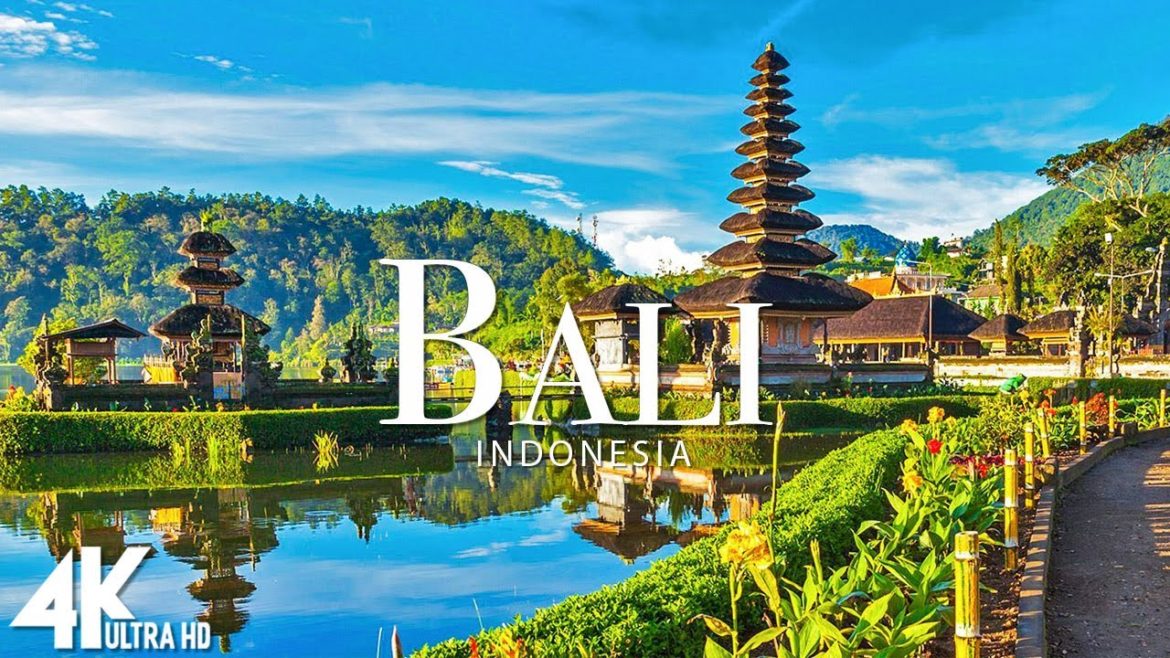 FLYING OVER BALI 4K UHD - Relaxing Music Along With Beautiful Nature Videos - 4K UHD TV