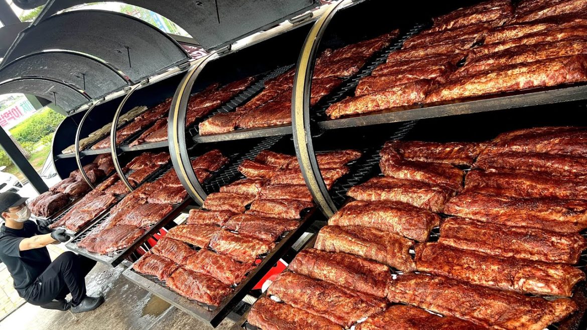 바베큐에 진심입니다! 12시간 정성을 다해 구워 만든 역대급 규모의 텍사스 바베큐 Korean texas pork barbecue master – Korean street food 바베큐에 진심입니다! 12시간 정성을 다해 구워 만든 역대급 규모의 텍사스 바베큐 Korean texas pork barbecue master - Korean street food