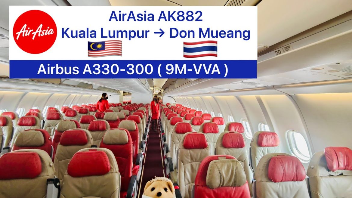 AirAsia AK882 (Kuala Lumpur-Don Mueang) A330-300, 955日ぶりにバンコクへ! AirAsia AK882 (Kuala Lumpur-Don Mueang) A330-300, 955日ぶりにバンコクへ!
