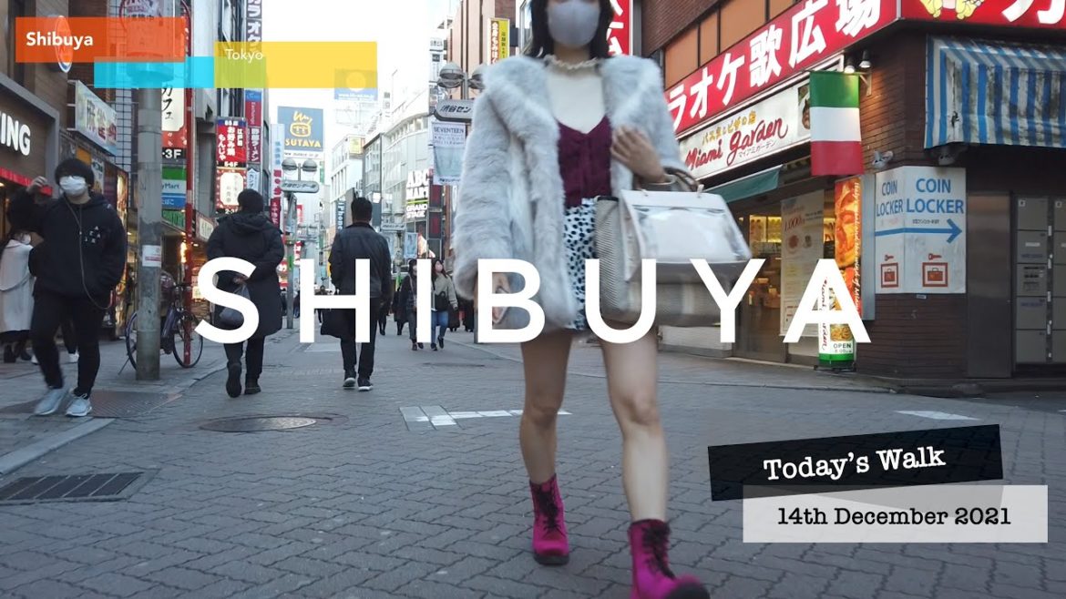 Today’s walk 037 - walking tour @ Shibuya Tokyo 14th December 2021
