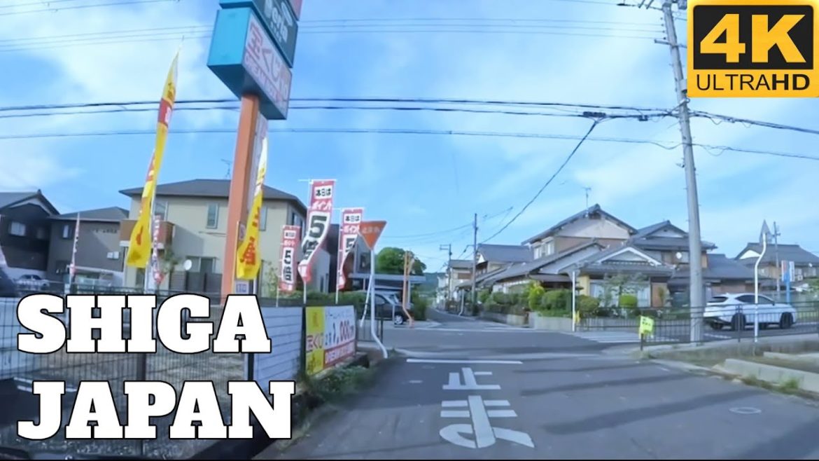 [4K JAPAN] Traffic in Japan - Kusatsu Shiga Japan - Summer Traffic in Japan Part 1 I Japan Travel