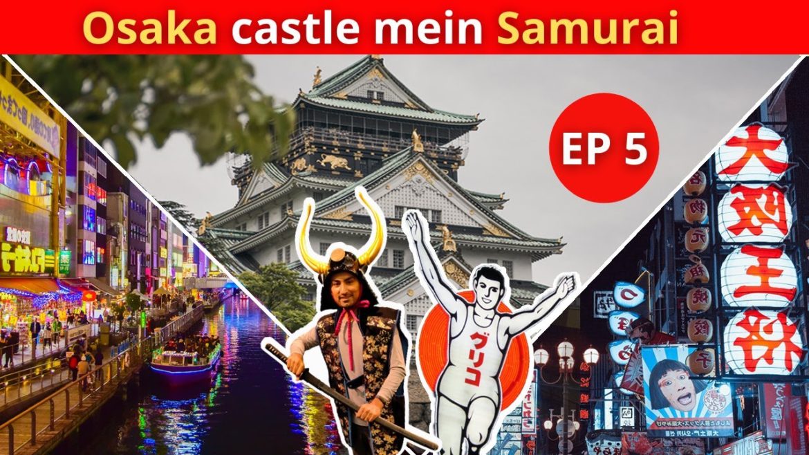 Japan Travel Vlog | Dotonbori | Osaka Castle | Places to visit in Osaka Japan #5