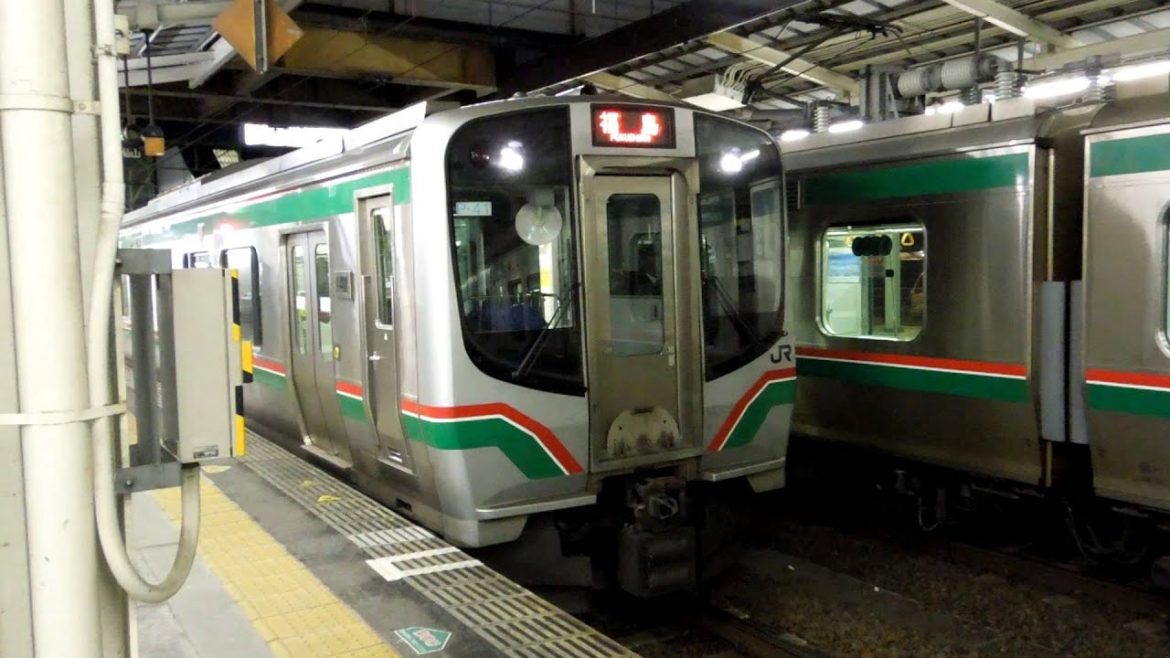 東北本線E721系・701系 仙台駅発車 Tohoku Line local train