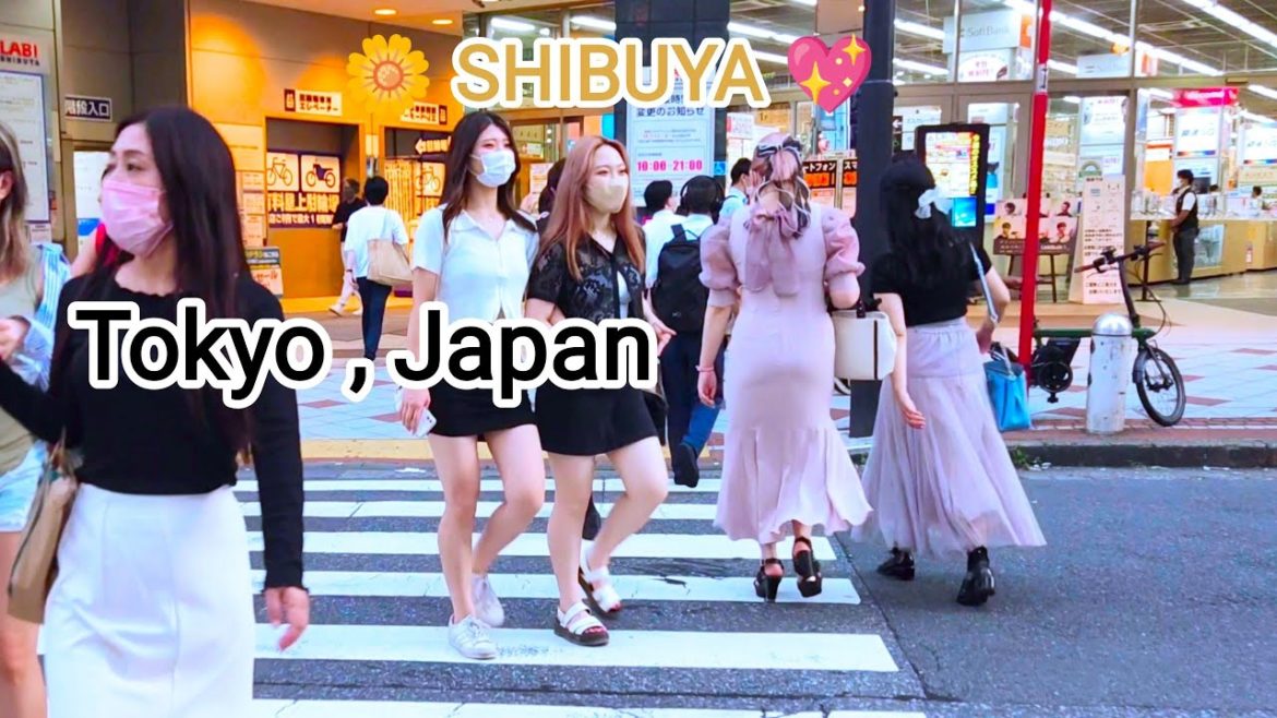 [4K] Walking Tour in Shibuya City 🌆. # Heatwave. Tokyo, Japan 🇯🇵. জাপান ভ্রমণ। August 2022.