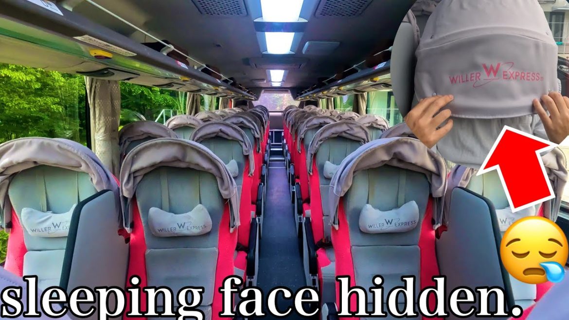 🚌 a bus like a baby car seat to Nagoya👶🍼😪Seating like a capsule hotel