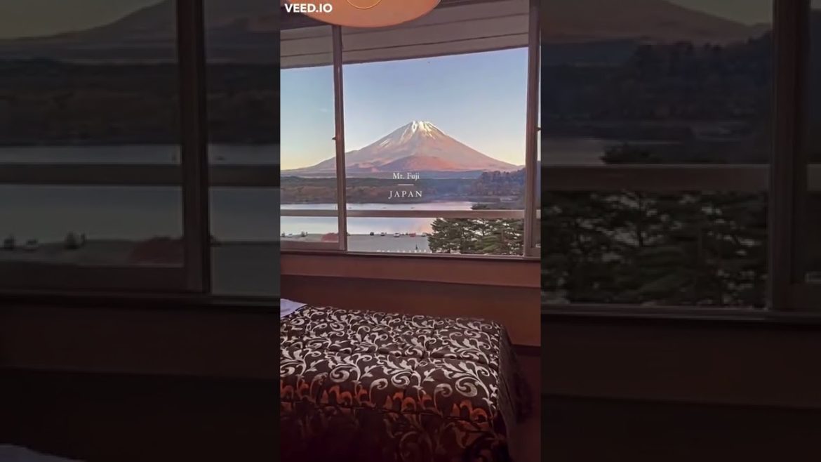 Visit Japan For A  Room With A View Of Mount Fuji#shorts
