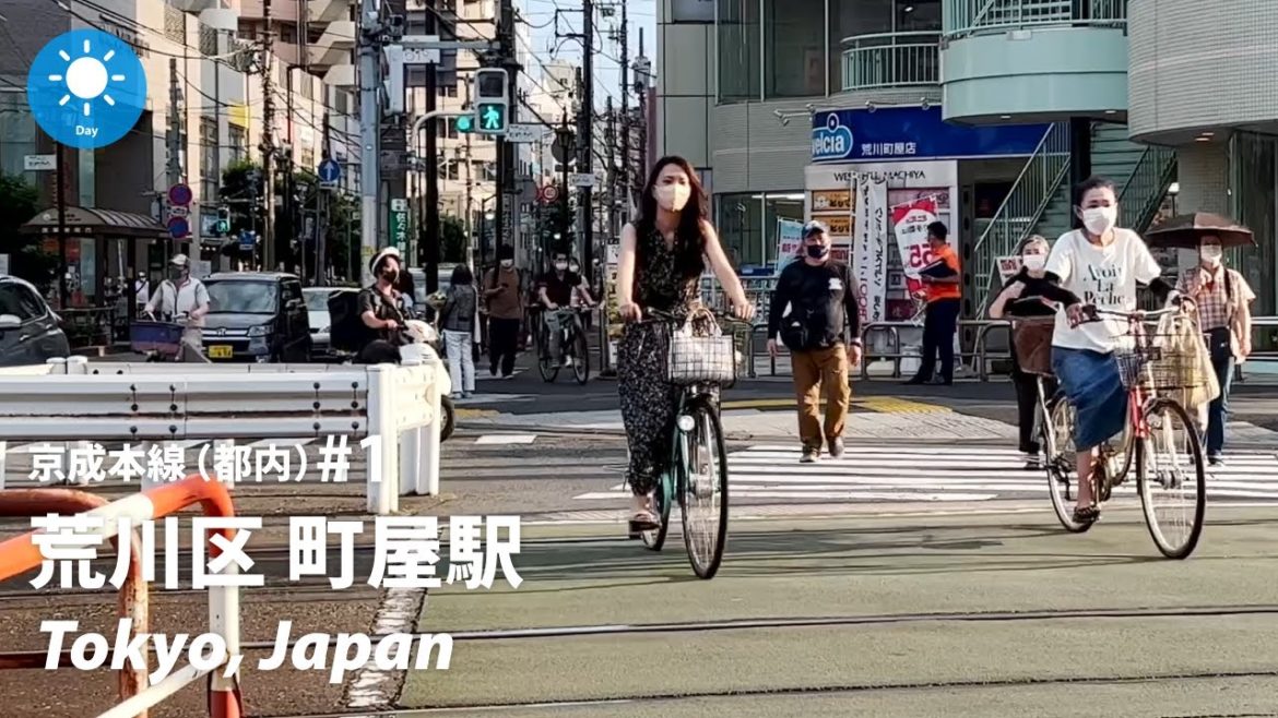 ⁴ᴷ Tokyo: Machiya Station (町屋駅)  / Keisei Main Line #1 : Japan Walking Tour 2022