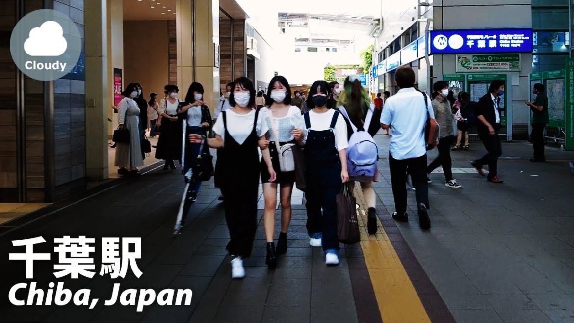 ⁴ᴷ Chiba: Chiba Sta. (千葉駅) - Japan Walking Tour (July 3, 2021)