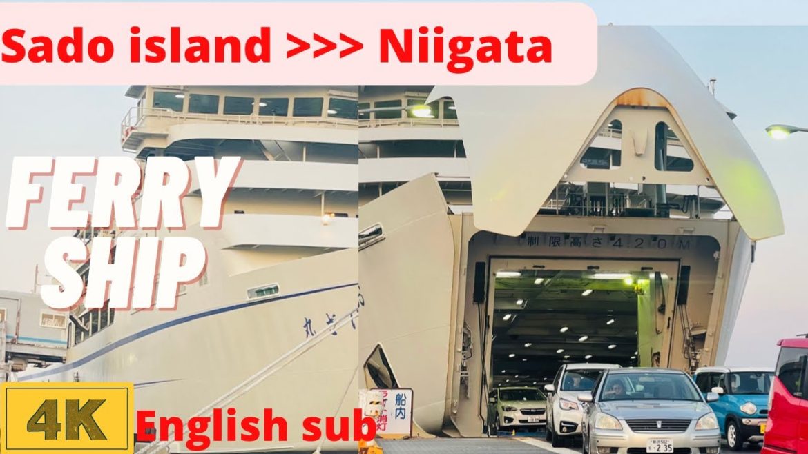 Sado island to Niigata | ferry ship | vehicle uploading | unloading from ship | japan | @rasworld