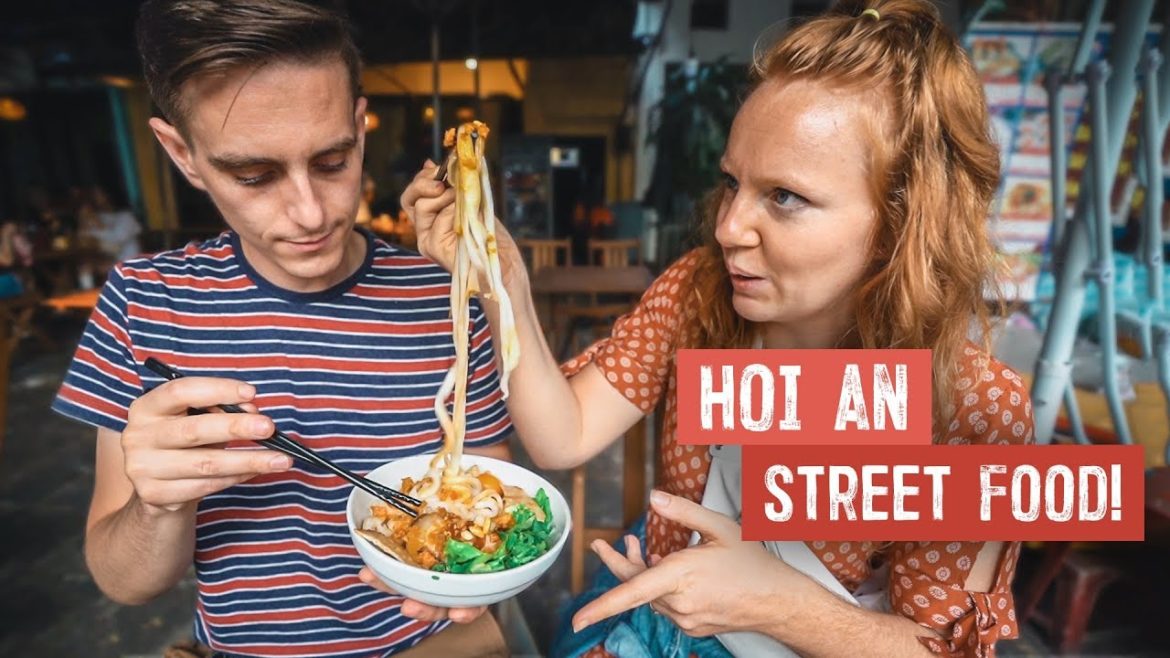Eating LOCAL STREET FOOD in HOI AN! - Vietnamese Cao lầu, Mì Quảng, Com Ga + MORE!
