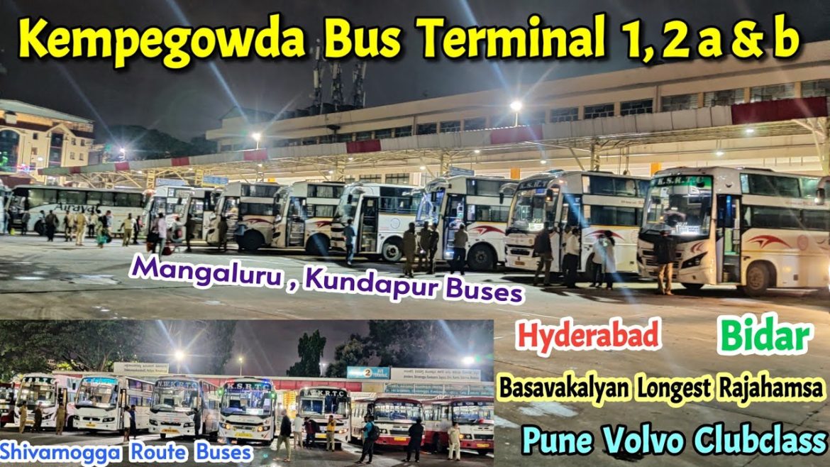 Night Riders from Kempegowda Bus Terminal 1 , 2 a & b | Pune, Hyderabad etc