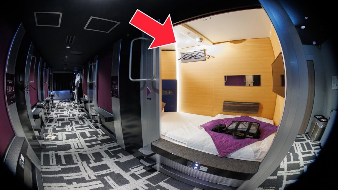 💊Too Spacious Capsule Hotel in Tokyo
