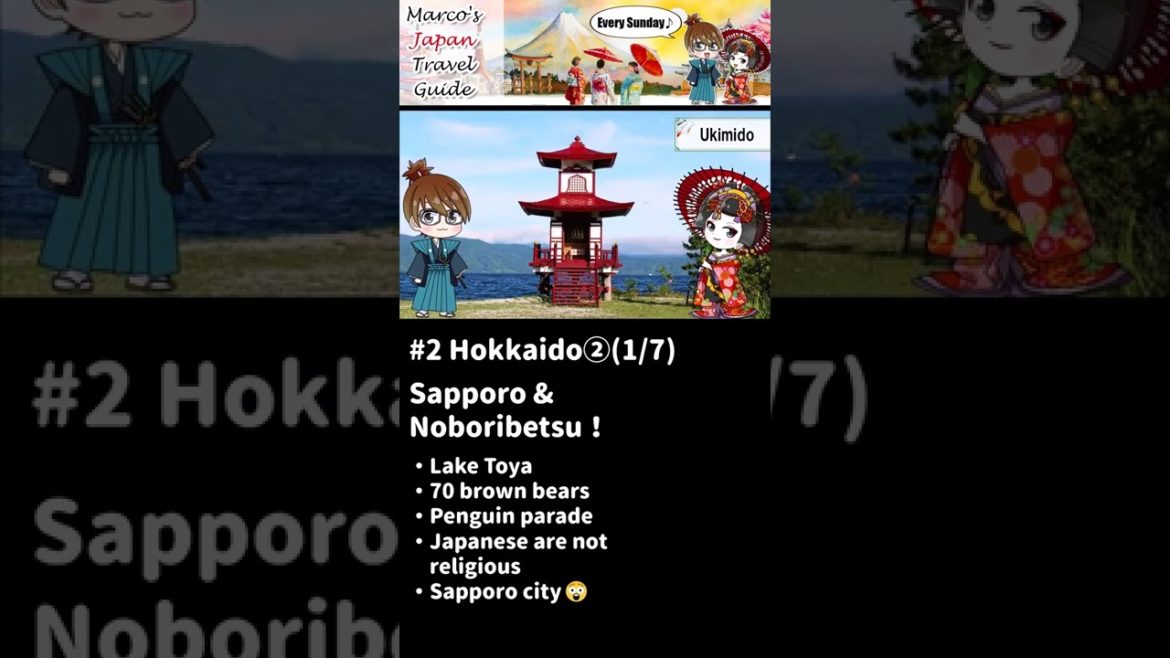 Amazing Hokkaido②(1/7) Sapporo＆Noboribetsu😍#short