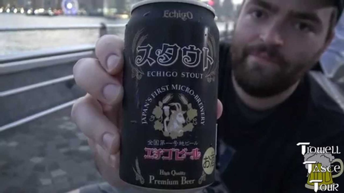 Echigo Stout Japanese Beer Review - Tsim Sha Tsui Promenade, Hong Kong - 4K UHD