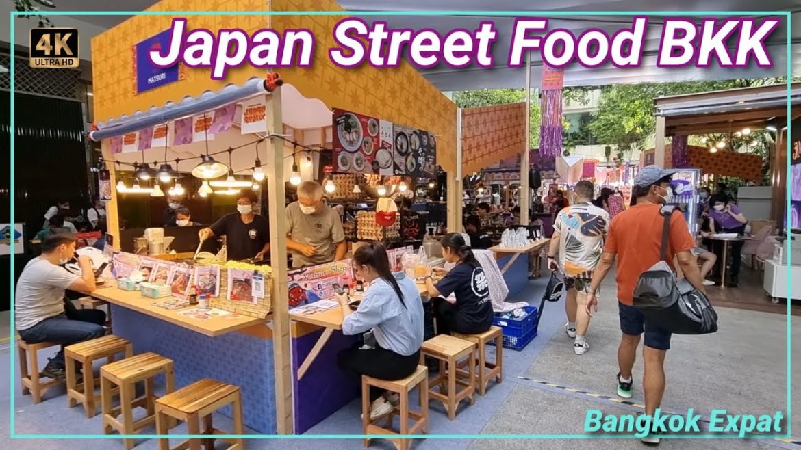 Japan Street Food Market at Em Quartier Bangkok Remix 🇹🇭 Thailand [4K]