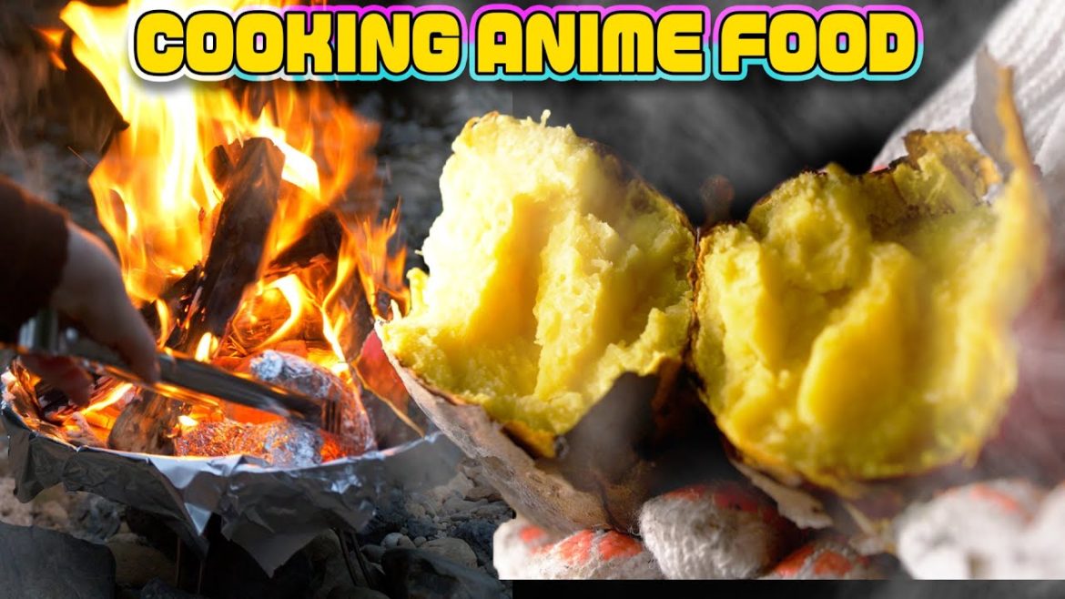 Anime Food in REAL LIFE : Setting Potatoes On FIRE in Japan!