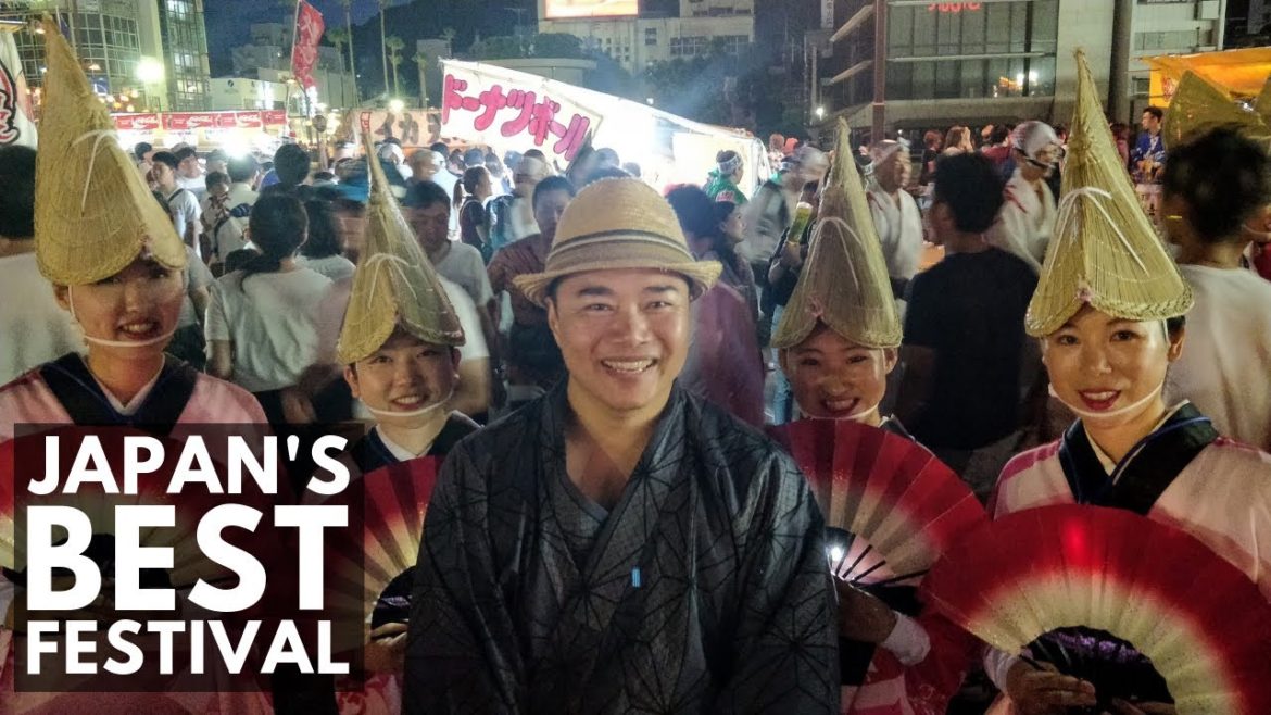 Tokushima Awa Odori (Awaodori) 2018 - Japan's Best Dance Festival | Vlog 78 | Lin Nyunt