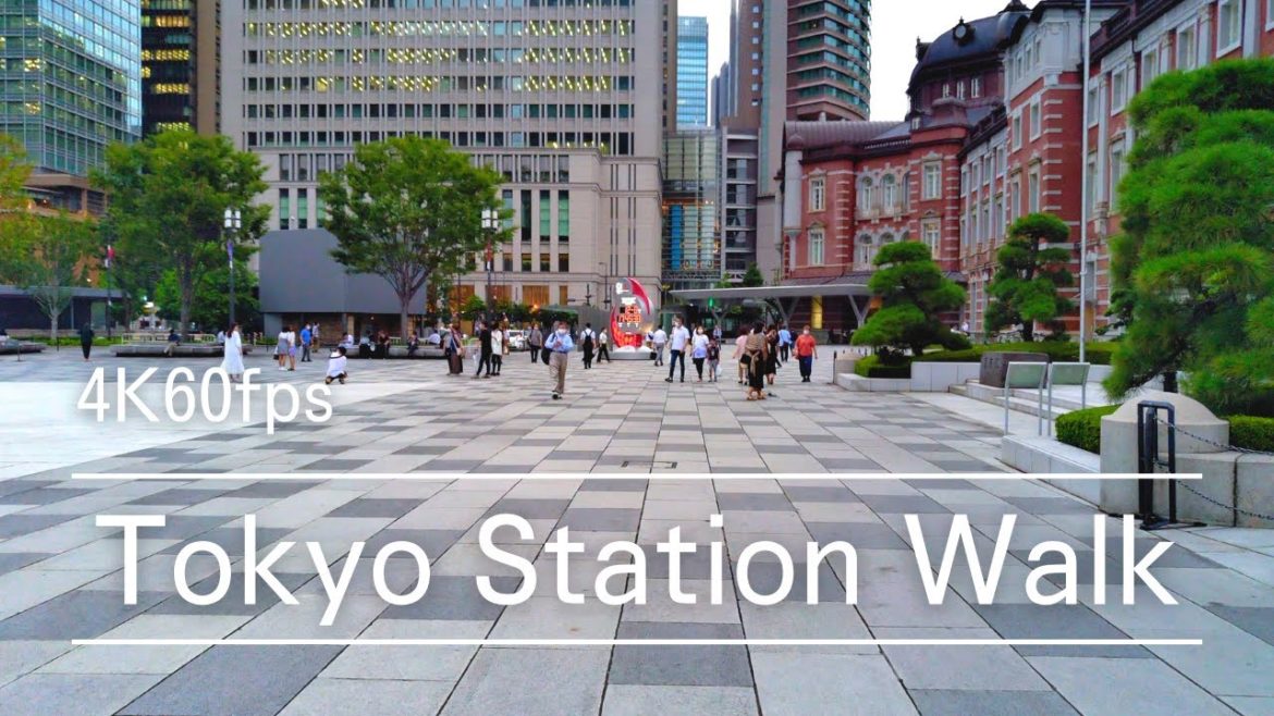 【4K】Tokyo Station Walking Tour | beautiful view of Japan