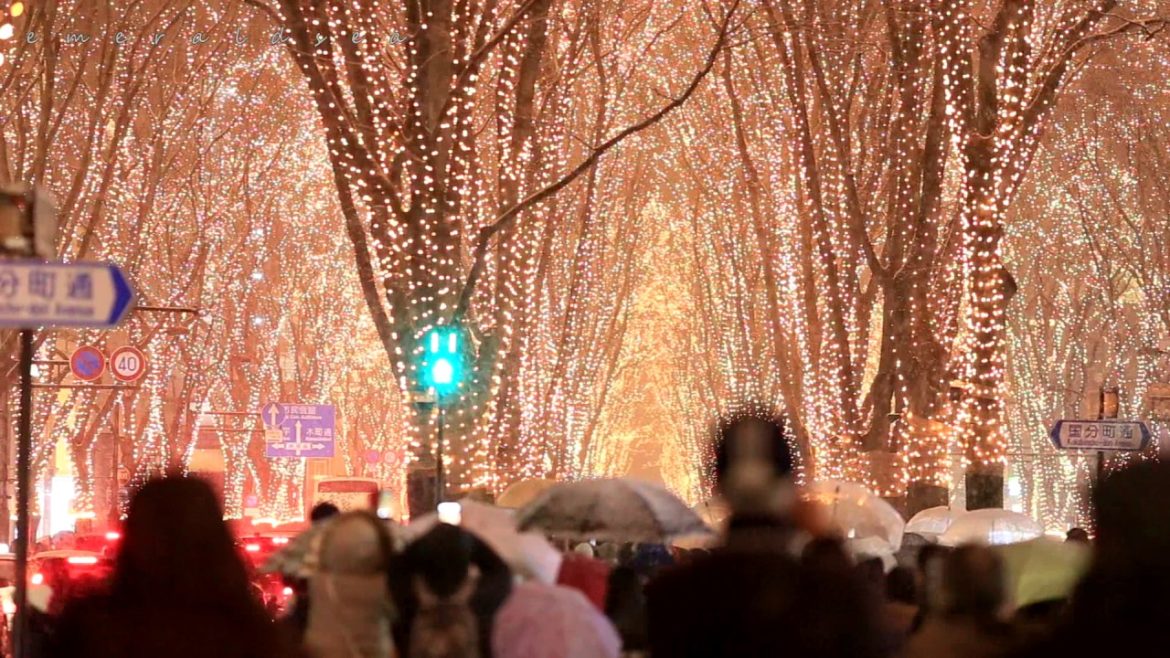 雪の夜の仙台光のページェント 2016 sendai pageant of starlight 雪の夜の仙台光のページェント 2016 sendai pageant of starlight