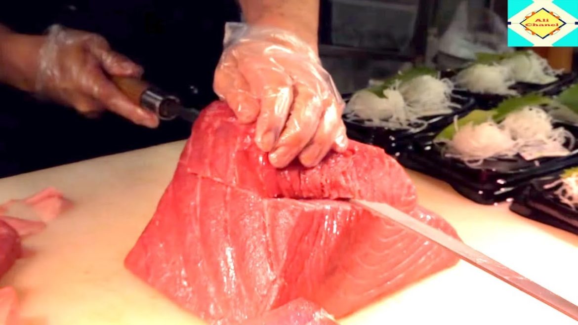 Sashimi dishes  | Street Food in Japan | Japanese travel