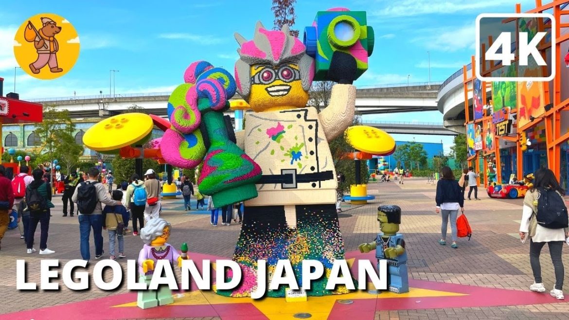 【4K】 LEGOLAND Japan | Nagoya Walking Tour | 🔊 Binaural Sound