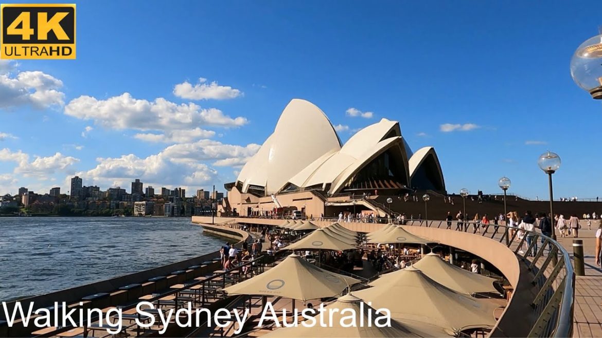 Walking Circular Quay | Sydney Australia | 4K UHD