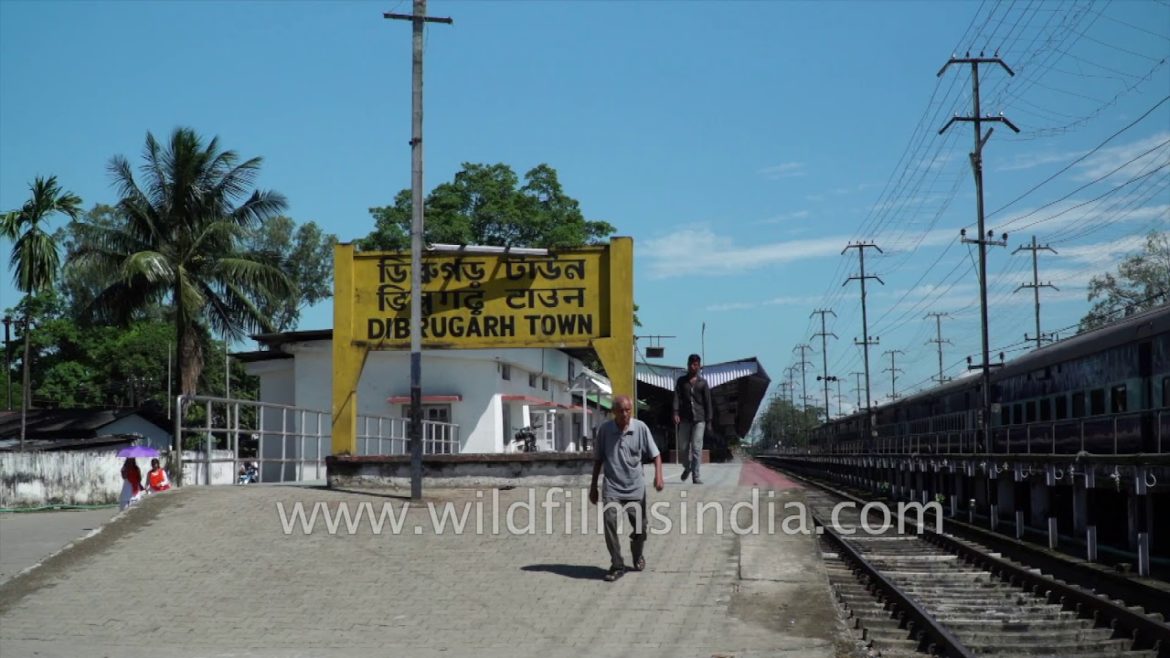 Dibrugarh Railway Station in Assam