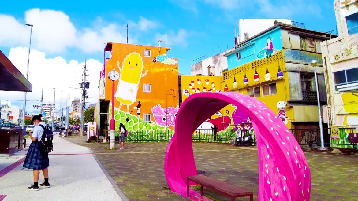 [Koza Walk in Okinawa] Feel the exoticism ♪ (4K ASMR non-stop 1 hour 09 minutes)