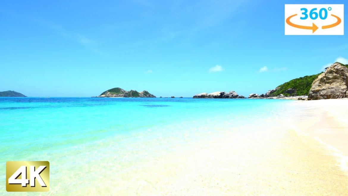 【Japan 360】"Aharen Beach"(Tokashiki Island) VR Tour Okinawa Japan