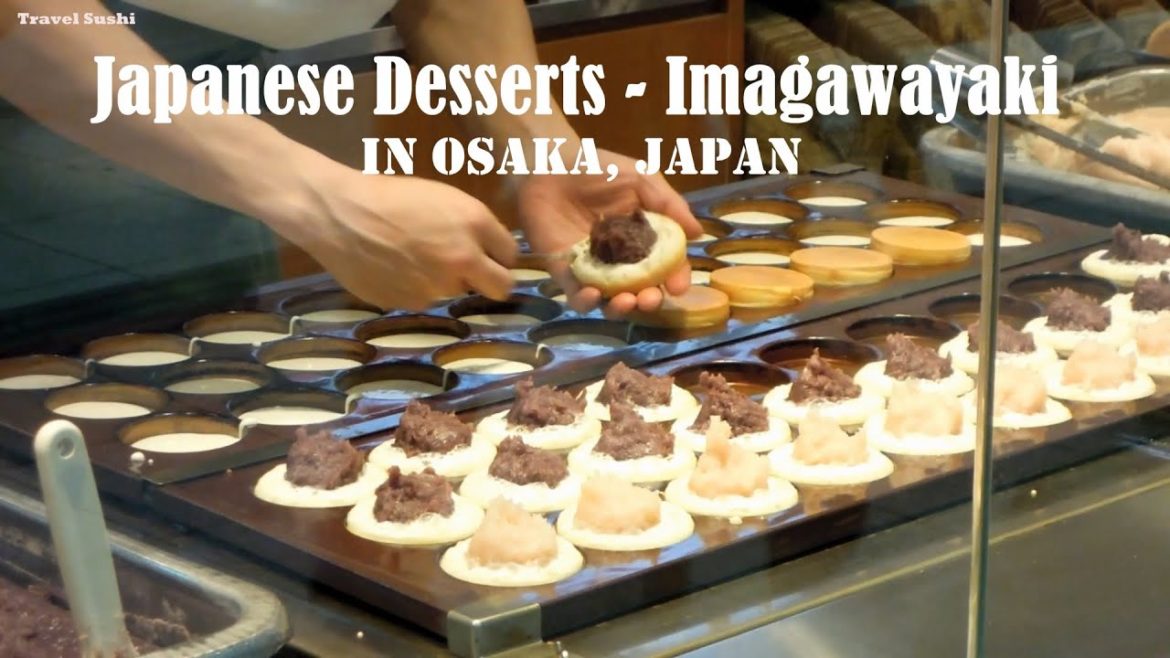 Japan red bean dessert – Imagawayaki Cake (Obanyaki) from Osaka | Japanese street food Japan red bean dessert - Imagawayaki Cake (Obanyaki) from Osaka | Japanese street food