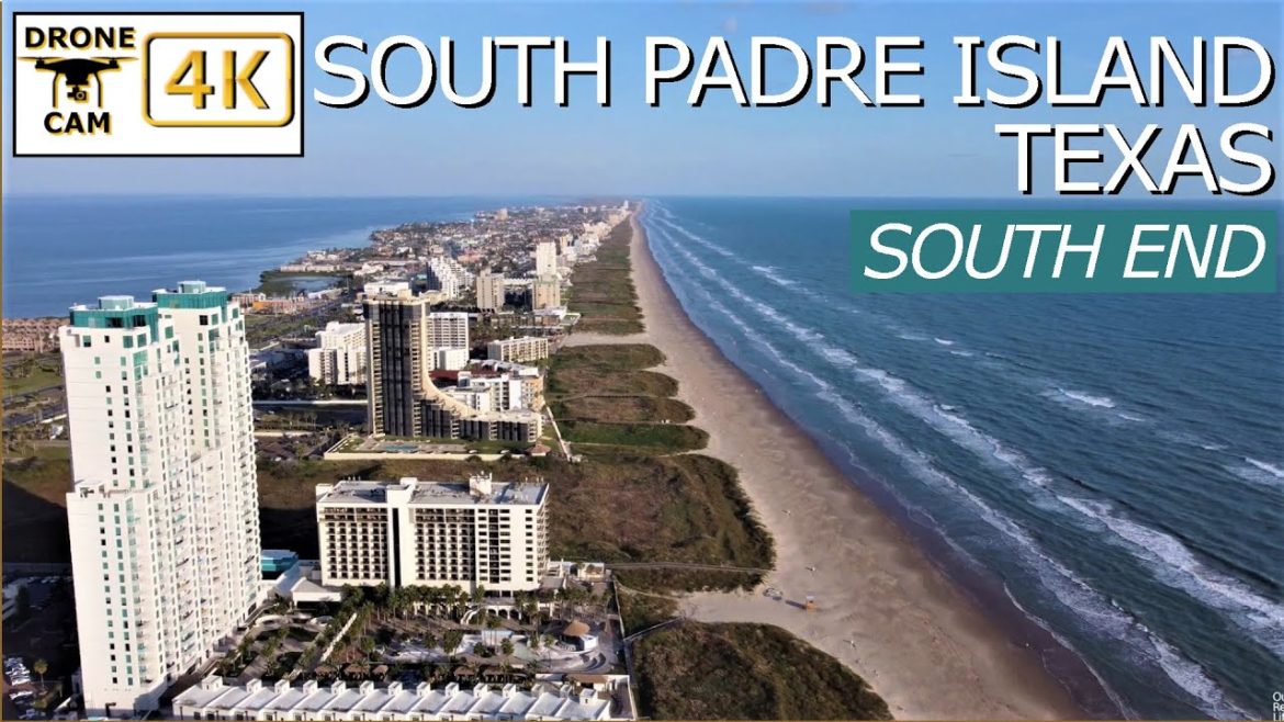 Drone Cam: South Padre Island, Texas (South End)