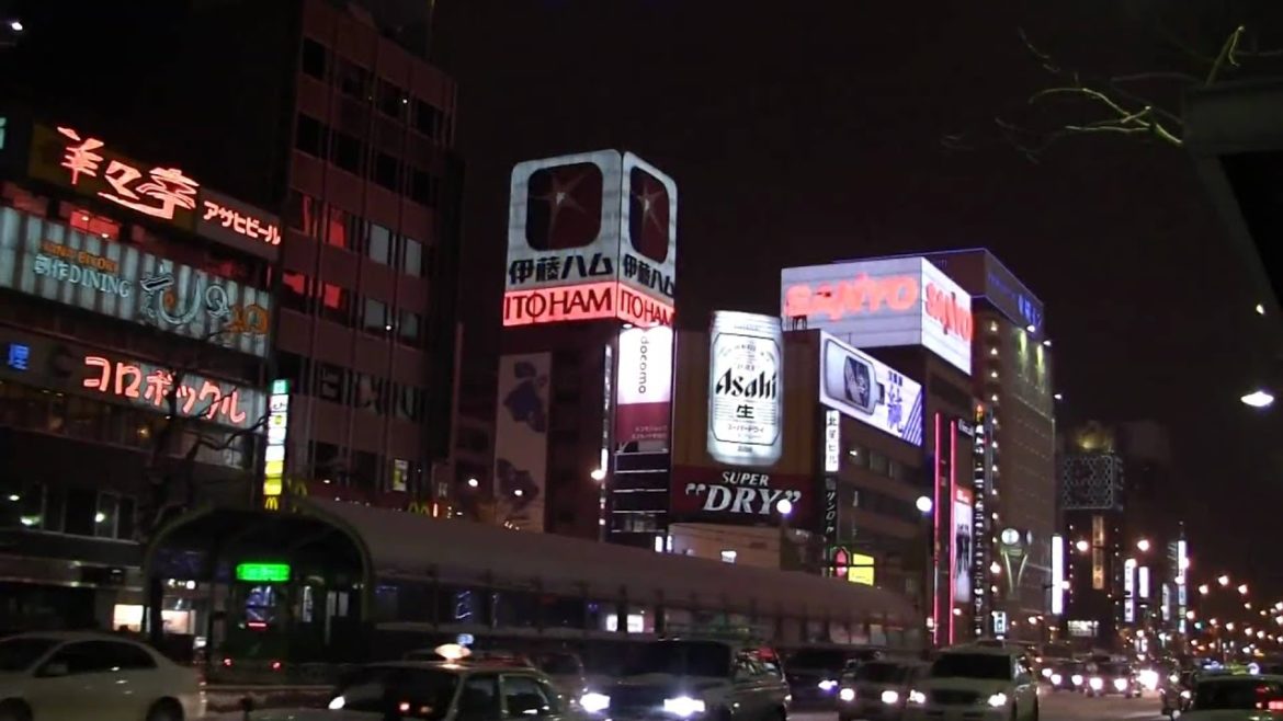 夜のススキノ周辺 @北海道札幌市 Night Susukino in Sapporo Hokkaido