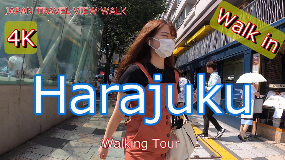 【JAPAN STREET VIEW WALK】Harajuku Walking Tour Tokyo Japan(原宿街歩き)4K