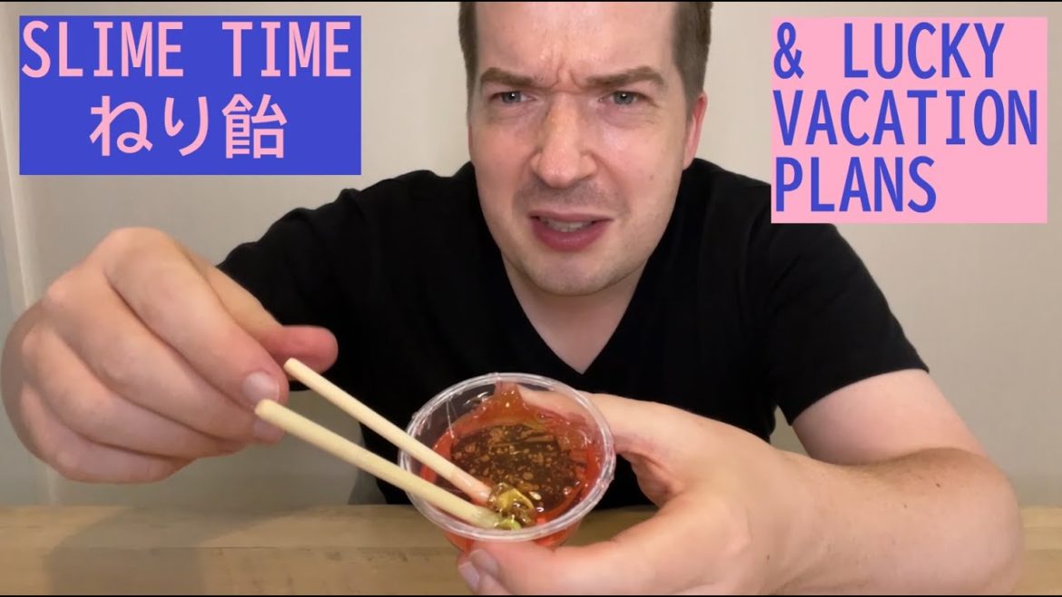 Slime Time & Saikoro Kippu - Trying gross Japanese candy, random JR "Dice Ticket" ねり飴、サイコロ切符