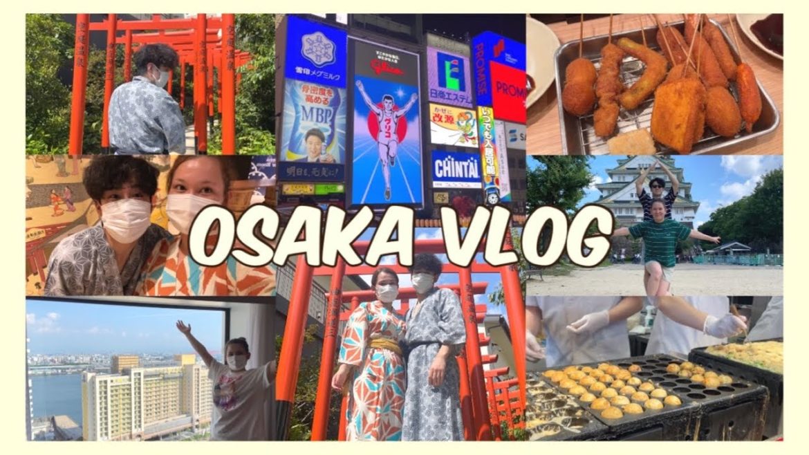 Osaka Trip Vlog🐙/Osaka castle🏯/Hotspring👘/Hotel at USJ🌍