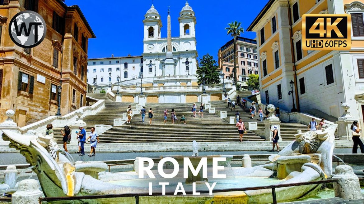 Rome, Spanish Steps to Palace of Justice – ๐ฎ๐น Italy – 4K Walking Tour Rome, Spanish Steps to Palace of Justice - ๐ฎ๐น Italy - 4K Walking Tour