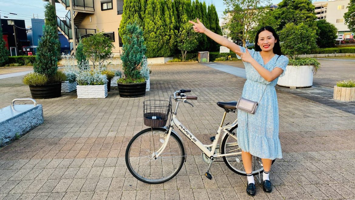 4K Japan Cycling Tour - Evening Bike Ride in Japanese Neighborhood | Nagoya Japan