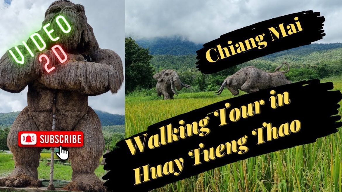 🇹🇭 Walking Tour in Chiang Mai 4K,  Huay Tueng Thao - Have a good time outside the city