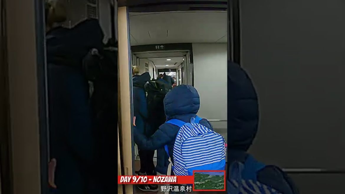 Australian travel Japan Vlog Day 9 - Skiing in Nozawaonsen