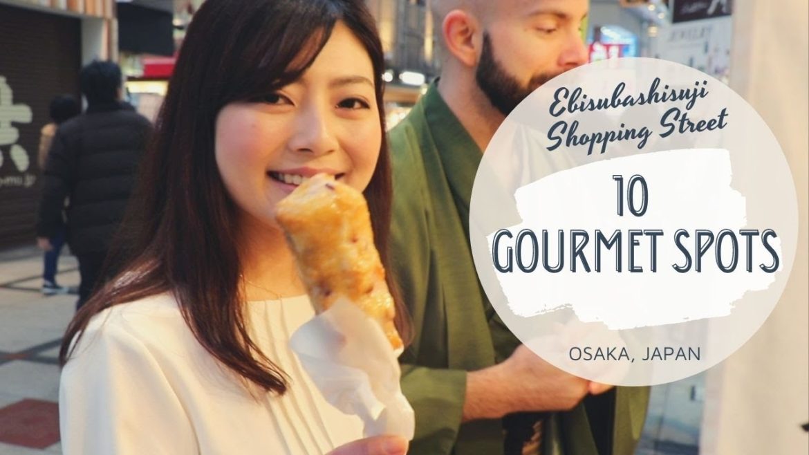 10 places for a quick bite in the middle of Osaka (Ebisubashisuji Shopping Mall) | 戎橋筋商店街のグルメ