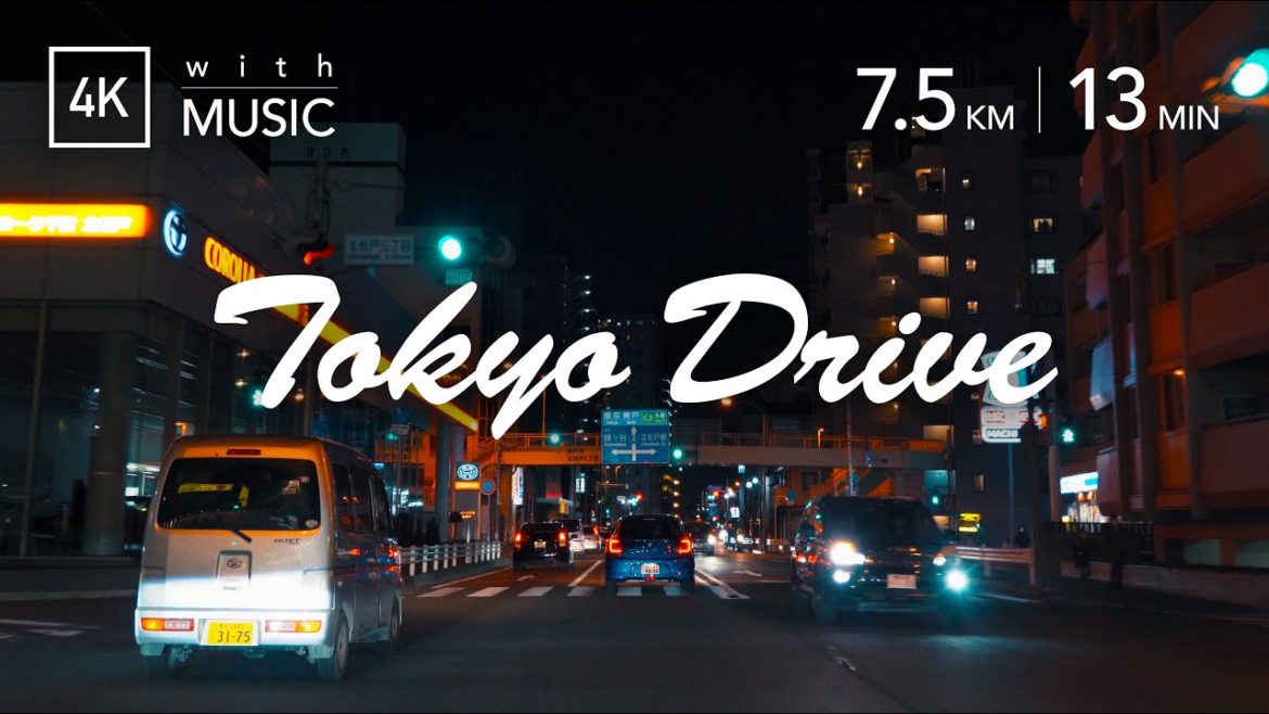 TOKYO NIGHT DRIVE | R6水戸街道 [4K] Mitokaido Ave. 千葉県松戸市馬橋〜東京都葛飾区金町のナイトドライブ