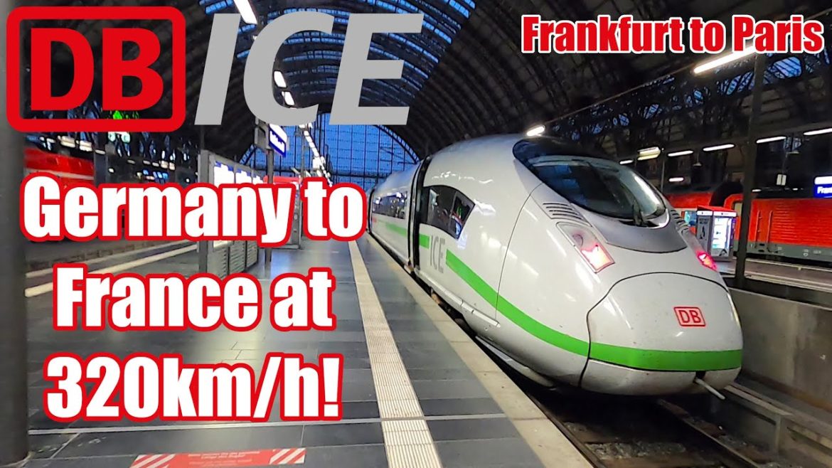 Germany to France at 320km/h (199mph) by DB ICE train! Germany to France at 320km/h (199mph) by DB ICE train!