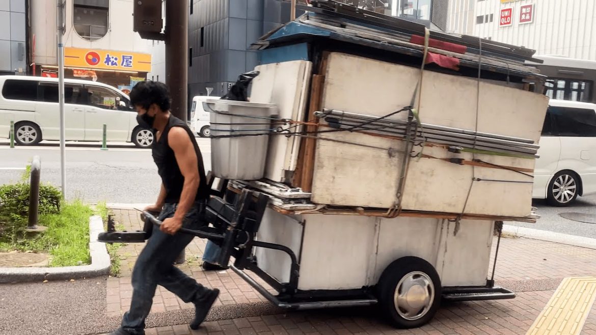[Street food] The Japanese stall inherited from his parents. Building the stall too fast!