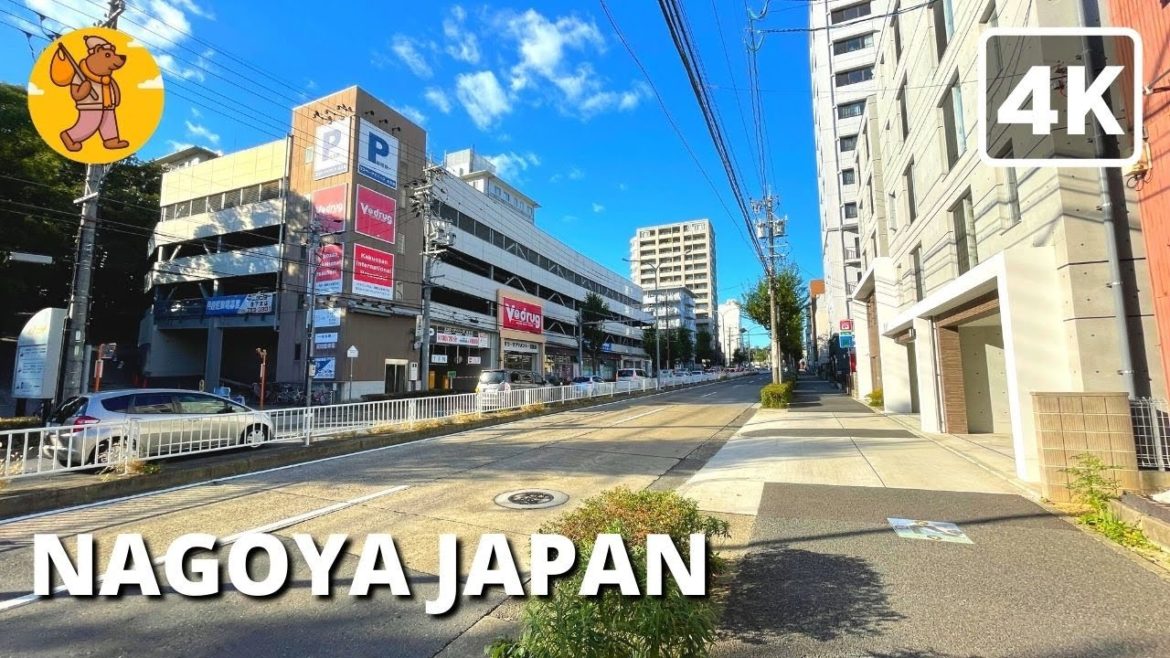 【4K】 Beautiful Japanese City Walk | Nagoya Walking Tour | Chikusa Ward 🔊 Binaural Sound