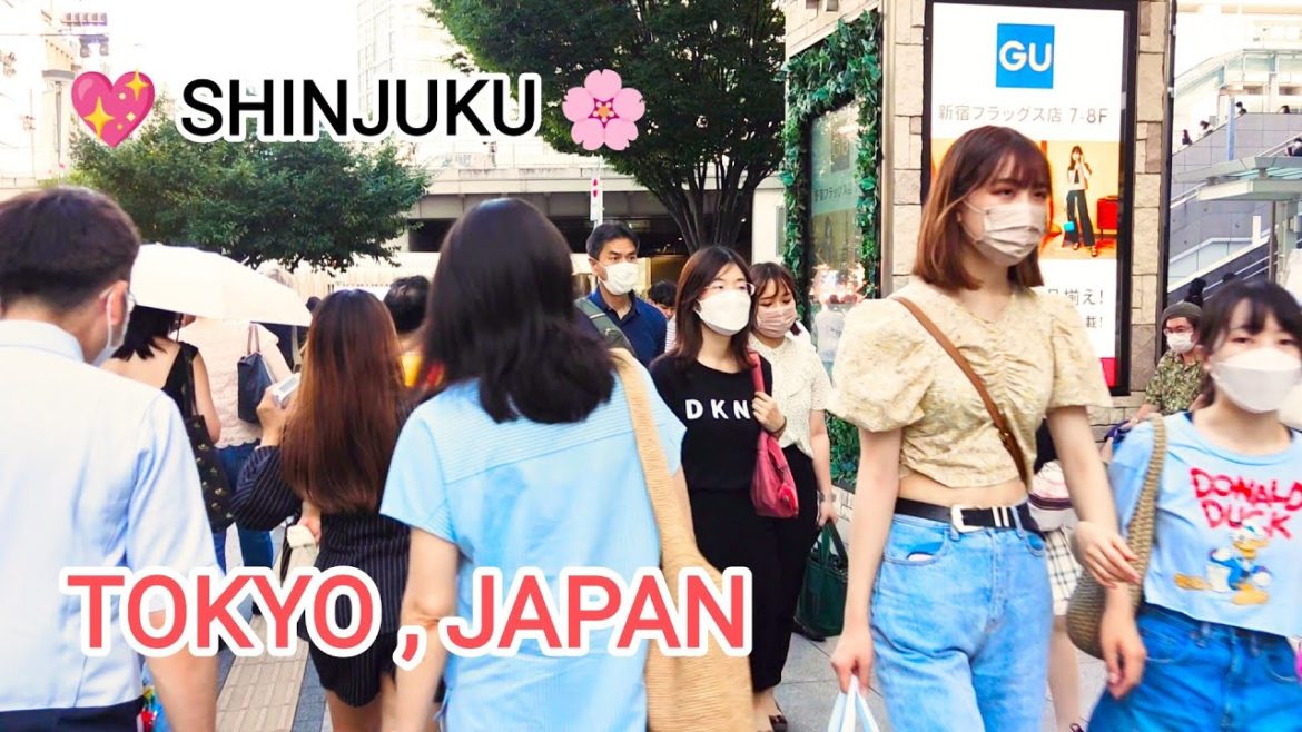 [4K] Walking Tour in 💖 Shinjuku. # SHINJUKU NOMURA BUILDING. জাপান ভ্রমণ। Tokyo, Japan 🗾. July 2022