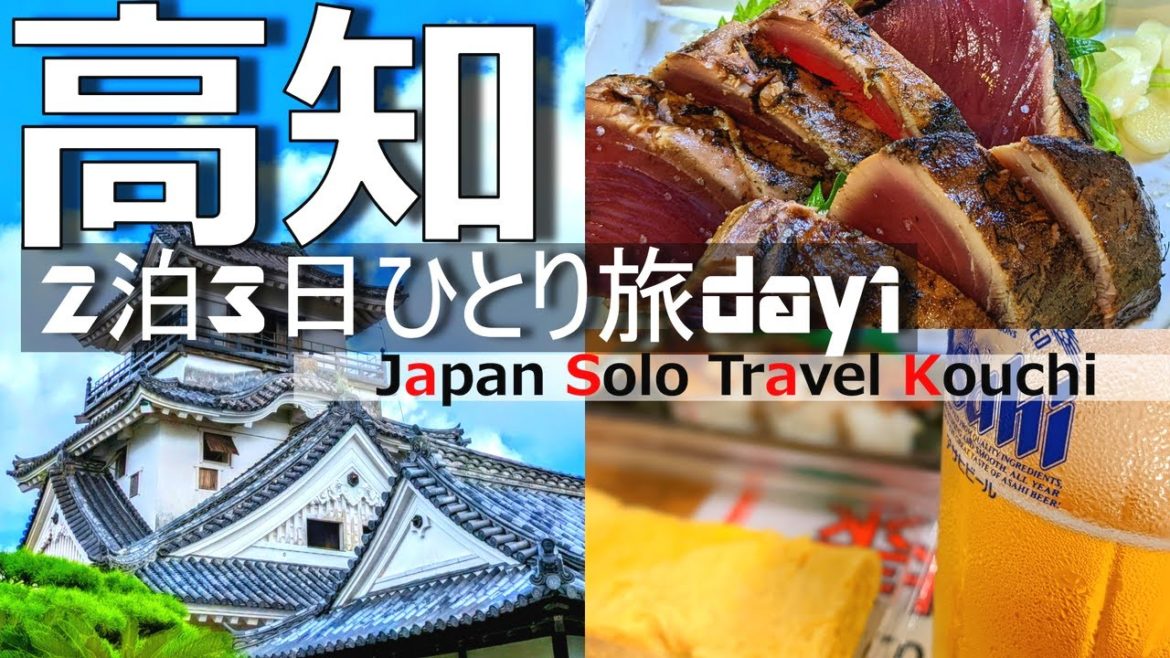 【高知 ひとり旅①】ひろめ市場と日曜市でグルメを堪能し、高知城で観光を楽しむ最高の1日