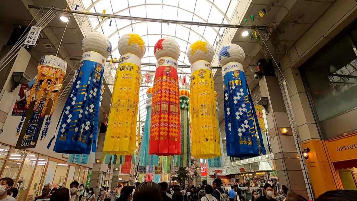 【宮城/Miyagi】Tohoku Three Major Festivals Sendai Tanabata Festival walk　/ 東北北三大祭り 仙台七夕まつり 散策