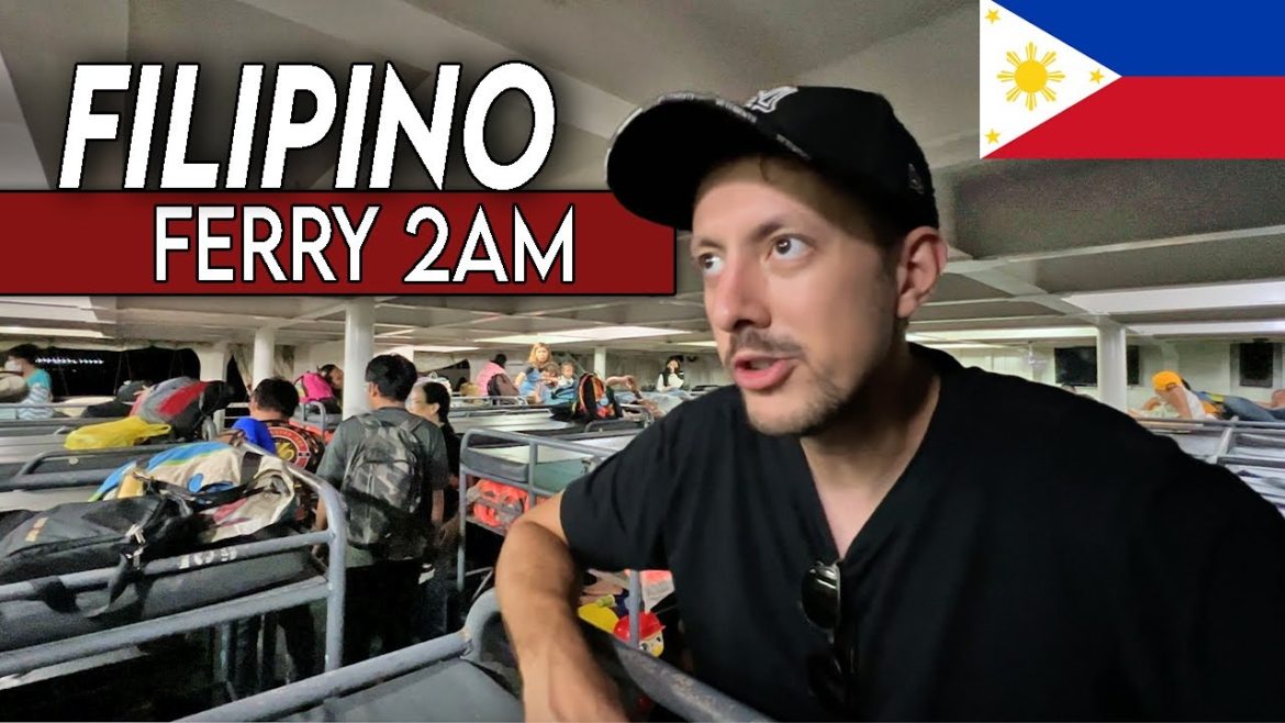 🇵🇭 $5 Ferry with Bunk beds Philippines ⛴